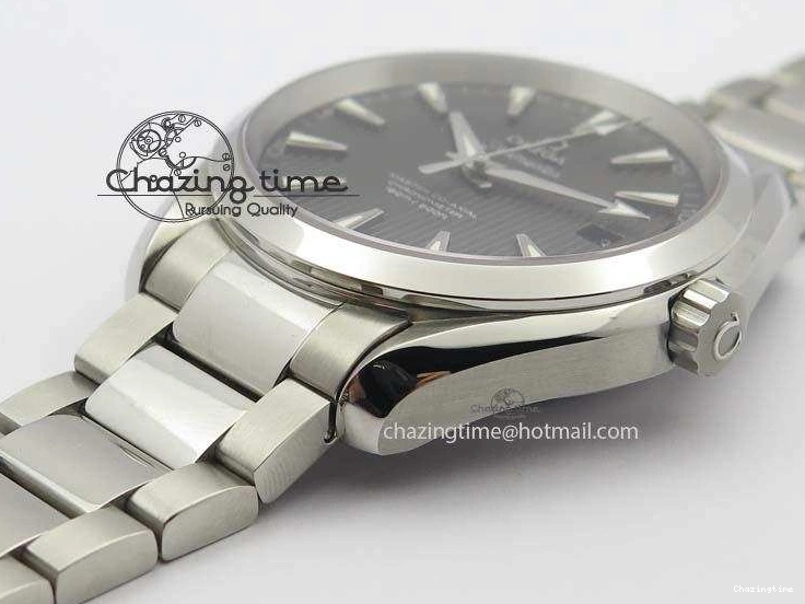 0723 Youthful Aqua Terra ‘PyeongChang 2018’ JHF Best Edition Black Dial On SS Bracelet A 8204